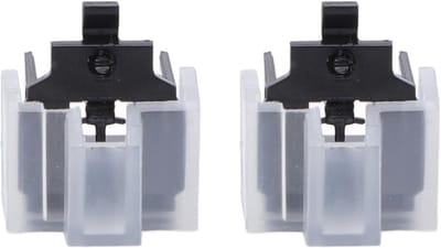 ASHATA Vervanging van Draaitafelstylus voor AT Beschermende Naaldafdekking Vermindert Slijtage voor LP60X LP60XBT LP60USB LP2D LP2DUSB PL50 PL300 (2PCS)