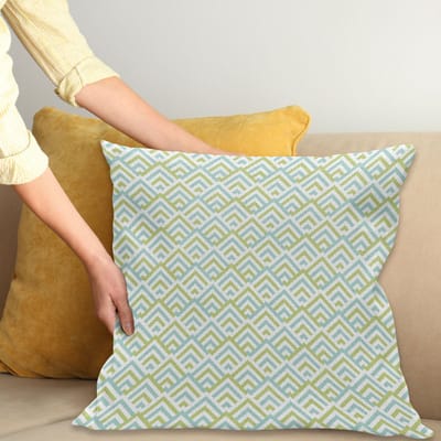 ABAKUHAUS Retro Kussenhoes – Vierkant 40x40 cm – Dubbelzijdig bedrukt