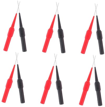 Multimeter Probes Sets - Meetpennen Testnaalden - Circuit Diagnostiek - Ergonomische Grip - 6 Sets - Diverse Kleuren