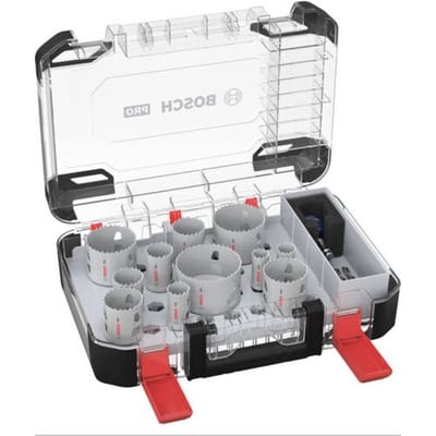 Bosch Accessories 2608594425 2608594425 Gatenzaagset 20 mm, 22 mm, 25 mm, 32 mm, 35 mm, 40 mm, 44 mm, 51 mm, 60 mm, 64 mm, 76 mm 1 stuk(s)