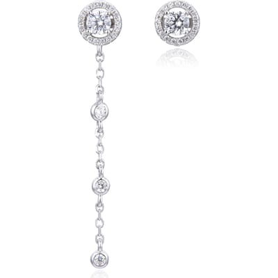 Gena.paris 'The One' Dames 925 Sterling Zilveren Oorbellen - Zilver GBO1529-W