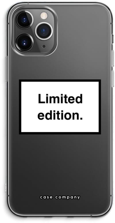 Case Company® - Hoesje geschikt voor iPhone 11 Pro Max hoesje - Limited edition - Soft Cover Telefoonhoesje - Bescherming aan alle Kanten en Schermrand