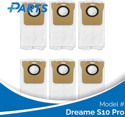Dreame S10 Pro Stofzakken (6 Stuks, Plus.Parts® alternatief voor RDB3)