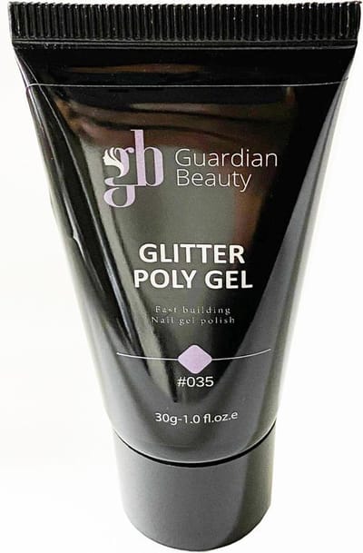 Guardian Beauty Polygel - Glitter Polygel - Zilver - 30g - Polyacryl Gel