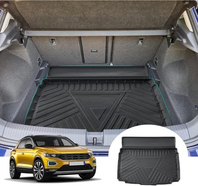 Trunk Mat voor VW T-ROC 2017-2024 | Antislip Kofferbakmat | 3D Scanning TPE | Perfecte Pasvorm en Bescherming