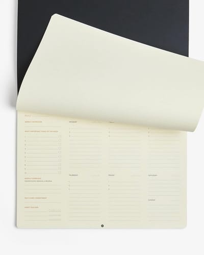 Ongedateerde A4 Productiviteit Dagelijks Deskpad - Uitscheurbare Takenlijst met Gewoonte- en Stemmingstracker