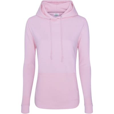 Just Hoods Women´s College Hoodie JH001F - BABY PINK - S