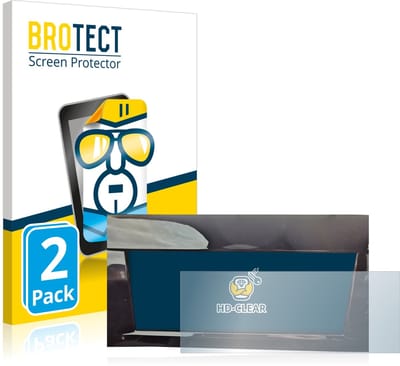 BROTECT - Screenprotector voor Opel Astra L 2022 Digital Cockpit - Folie Beschermfolie transparant 2 Stuks