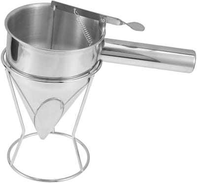 Beslag Dispenser - Pannenkoek Dispenser - Bakken En Koken - Met Afneembare Standaard - 16.8 x 13.5 x 13.5 cm