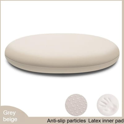 35cm/40cm/45cm Rond Geheugenschuim Kussen - met Elastische Rits Afneembaar Kussen, Ontworpen met Langzame Terugslag om Zinken te Voorkomen 40x40x3.5cm