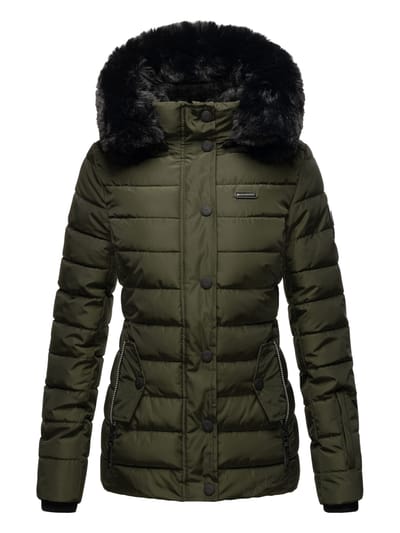 Navahoo Dames Gewatteerde Winterjas Milianaa – Warm, Gezellig & Weerbestendig met Capuchon