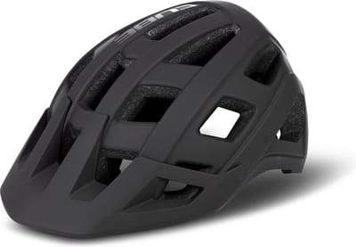 CUBE Fietshelm Badger - Endurahelm - 21 Ventilatiegaten - Antibacteriële Coolmax - Verstelbaar - EPS Double In-Mould - 52-56 cm - S - Zwart