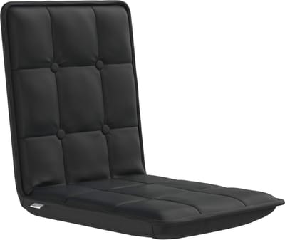 DD Vloerstoel - Meditatiestoel - Yoga Stoel - Meditatiestoel met Rugleuning - 47x53x110cm - Zwart