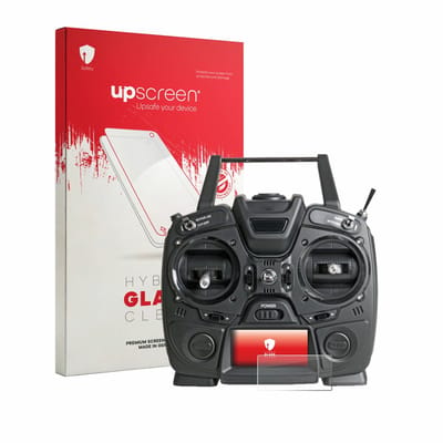 upscreen - Screenprotector voor Graupner MZ-10 HOTT - Folie Beschermfolie Beschermglas transparant