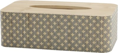 Chic Antique Amilly Bamboe Tissuehouder – Bamboe Tissue Box voor Interieur – Landelijke Stijl