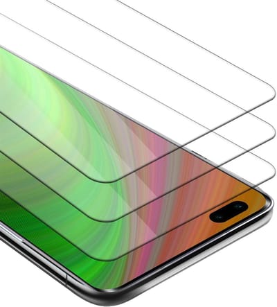 Cadorabo 3x Screenprotector geschikt voor Honor 30S - Beschermende Pantser Film in KRISTALHELDER - Getemperd (Tempered) Display beschermend glas in 9H hardheid met 3D Touch