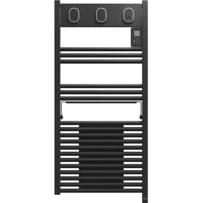 Sauter Marapi Elektrische Handdoekradiator Met Ventilator 500-1000w Antraciet