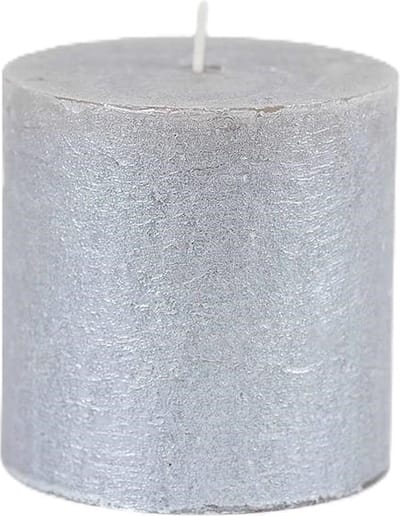 Rasteli Luz Your Senses Stomp Kaars Zwart-Black Silver D 9 cm H 9 cm