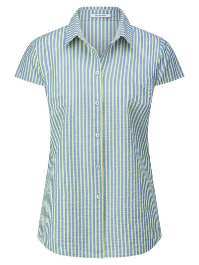 Blouse Van Peter Hahn geel