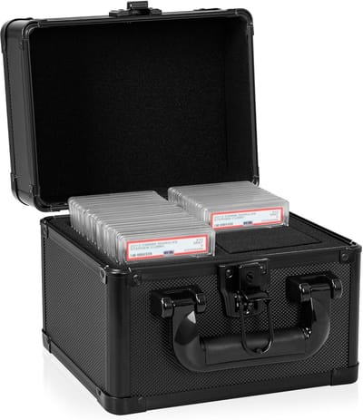 Stevige Aluminium Opbergbox voor Gegradeerde Ruilkaarten - Geschikt voor PSA, BGS, CSG en TopLoaders