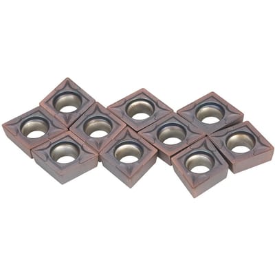 Lames en carbure de tour CCMT09T304 VP15TF, Inserts, outil de tournage, 10 pièces
