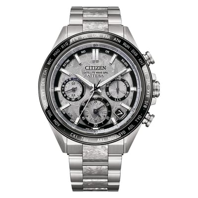 Citizen Attesa Satellite Wave Limited Edition CC4076-65A Horloge - Titanium - Zilverkleurig - Ø 44 mm