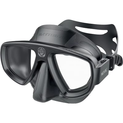 SEAC Extreme 50 Duikmasker Zwart - Dubbel Gehard Glas