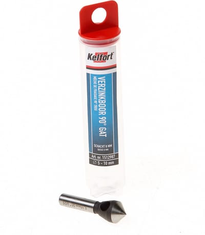 Kelfort Verzinkboor HSS schuin gat vreesdiameter 5-10 x schachtdiameter 8mm