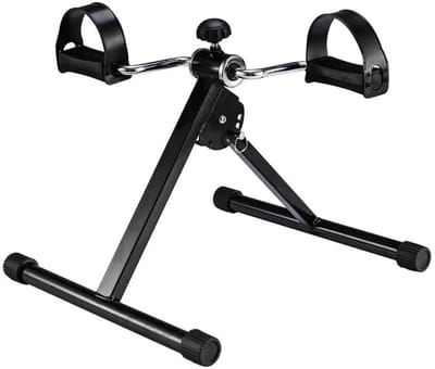 Mini Stepper - Hometrainer Elliptical - Conditie Opbouwen - Compact Ontwerp - Extra Grote Pedalen - Zwart