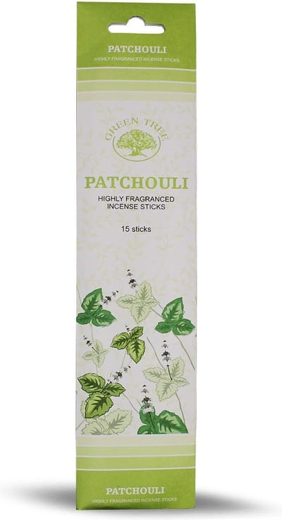 Green Tree - Wierook - Wierookstokjes - Wierooksticks - Incense sticks - Patchouli - 2 Pakjes