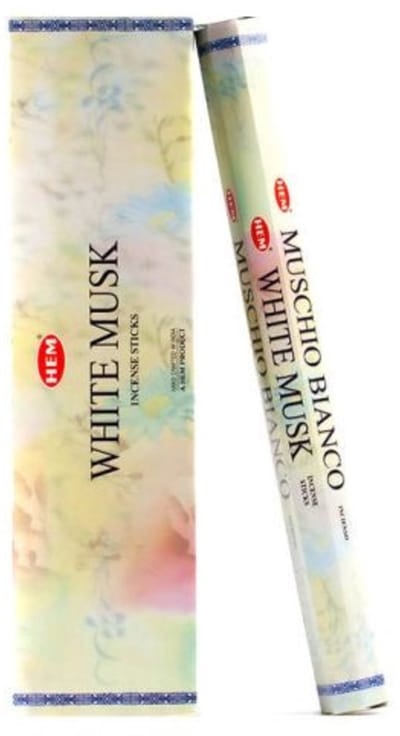 White musk wierook - 6 pakjes