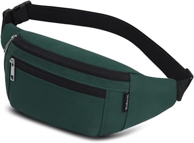 SnelShoppen - Banana Hardloop Heuptas Waterdicht Verstelbaar voor Fietsen Gym Wandelen Klimmen Reizen Heuptas Olive 207cm Mode