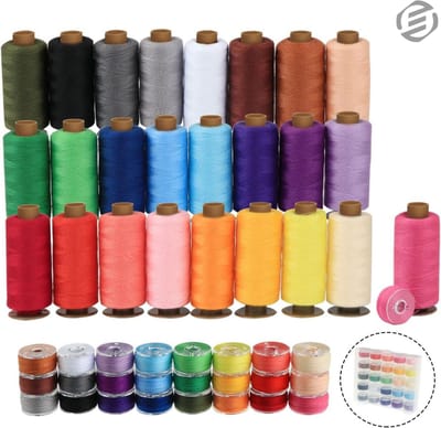 Equivera Naaigaren voor Naaimachine - Naaigaren Set - Naaigaren - Naai Garen - Naaigarenbox - Naaigaren Box - Naaigaren Doos - Naaigaren Kit - Garen Set - Naai Set