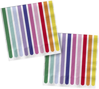 Papieren servetten Streep 3-laags - FOLAT - STRIPETASTIC servetten naprins Tafeldecoratie