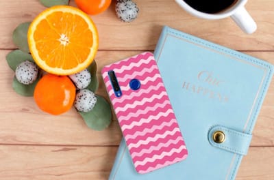 Honor 20 Lite TPU bumper Waves Pink