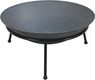 Ronde Vuurschaal met Driepoot en Opzetschaal voor Tuin en Outdoor