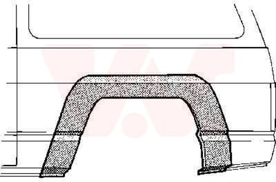 Van Wezel - ACHTER SCHERM VOOR NISSAN PATROL III 1981-1990 ARC916631VWAN