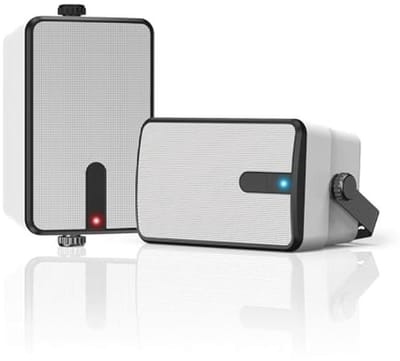 Bluetooth Luidsprekers voor Buiten 250W - Draadloze Synchronisatie, IPX5 Waterdicht, Krachtige Bas, Wandhouder - Set van 2