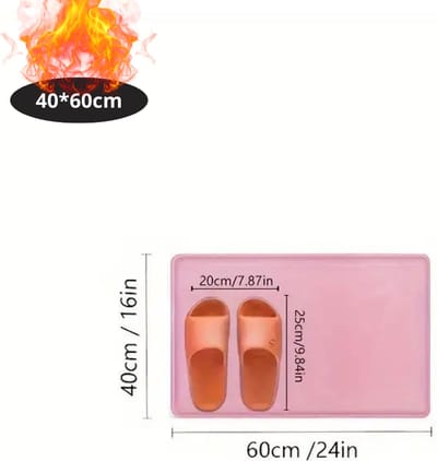 Nivard Badmat - Douchemat - Antislip - Wc Mat - Toiletmat - Badkamermat - Roze - 40x60