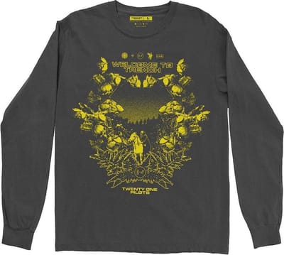 Twenty One Pilots - Trench Scene Longsleeve shirt - S - Zwart