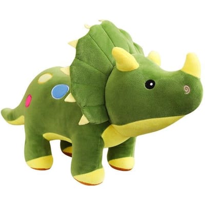 120cm Gigantisch Pluche Zachte Triceratops Stegosaurus Pluche Speelgoed Dinosaurier Pop Knuffel Kinderen Dinosaurussen Speelgoed Verjaardagscadeaus groen
