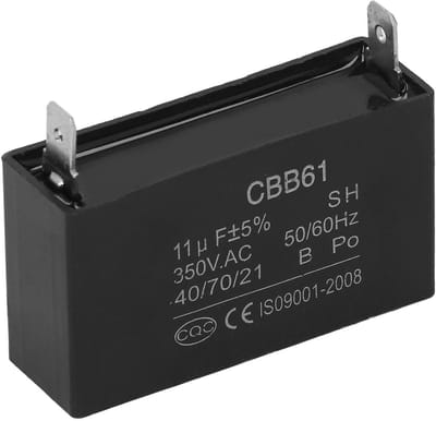 ONF3 - Startcondensator CBB61 - Capaciteit 11μF - Geschikt voor generator en koelkast - Hoogwaardige prestaties - 350VAC - Verbeter de efficiënt...