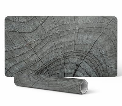 Antislip beschermmat voor op het bureau met houtnerfpatroon 90x45 cm