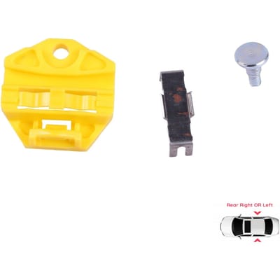Clips de réparation de lève-vitre BWR55 Arrière pour Opel Astra G Mercedes Classe E W210 S210 Saab 9-3 MK1 900 NG A2107301646 90521877