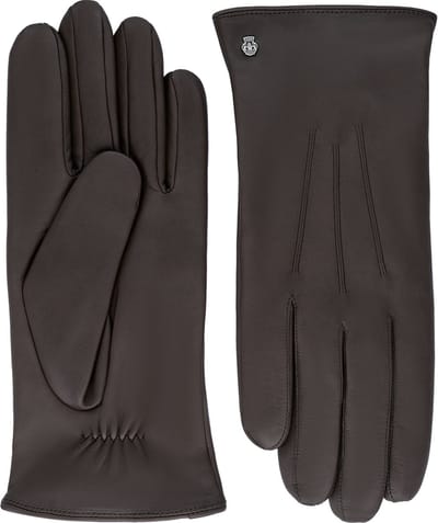 Roeckl Riga Leren Heren Handschoenen Maat 8,5 - Coffee