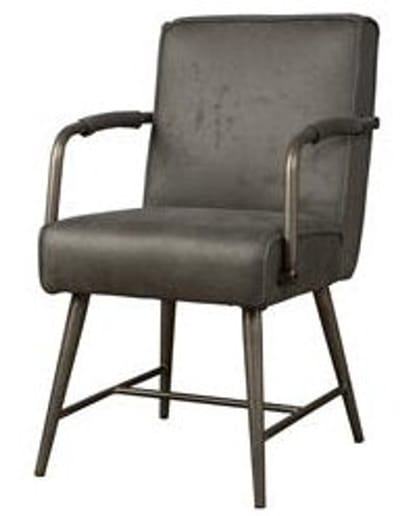 Tower Living Belmonte Armstoel - fabric Cherokee 1 grey