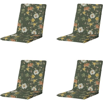 Madison - Stapelstoelkussen Julliete - Multikleur - 97x49x5cm - Set van 4