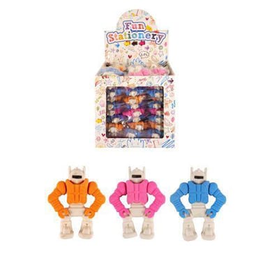 60 Stuks - Robot Gummen - Model Grote Robots - In Traktatiebox - Gum - Gom - Uitdeelcadeautjes - Traktatie voor kinderen - Jongens