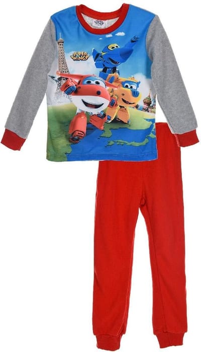 Pyjama Super Wings fleece maat 98