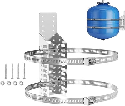 Tankhouder - Expansievat Bevestiging - Boiler Installatie - Robuust Metaal - Tot 13 Inch - Zwart